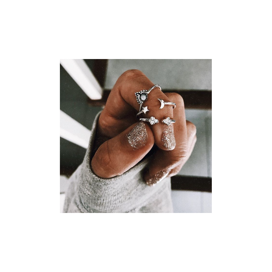 ANILLO MOON & STAR