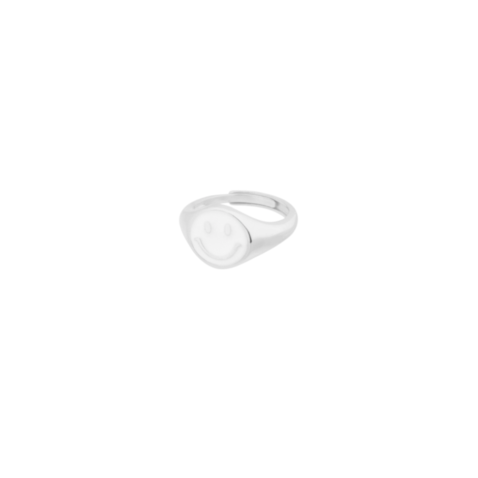 Anillo Smile White