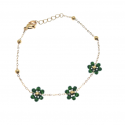 PULSERA MARGARITAS (GREEN)