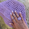 ANILLO WIDE LILAC